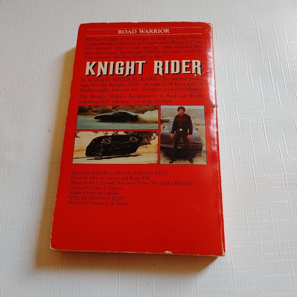Vintage Knight Rider Trust Doesn't Rust Novel - Picture 2 of 2